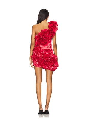 Bronx and Banco x REVOLVE Aurora One Shoulder Mini Dress in Red. Size S. Also in M.