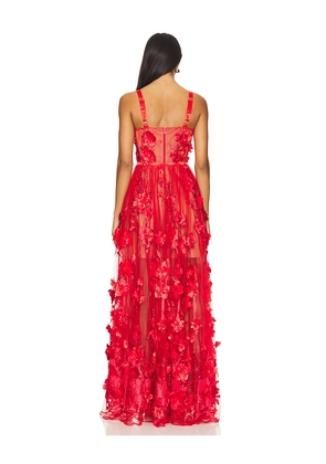 Bronx and Banco x REVOLVE Anastasia Maxi Dress in Red. Size S. Also in M, L, XL.