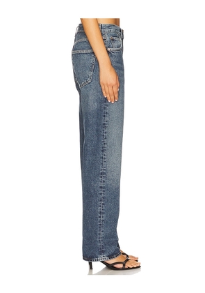 AGOLDE Fran Straight Leg Jeans in Blue. Size 25. Also in 28, 29, 30, 32.