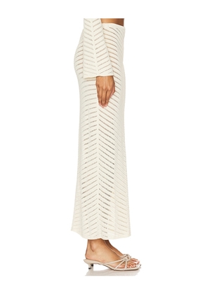 DEVON WINDSOR Rafaella Skirt in Cream. Size M. Also in L.