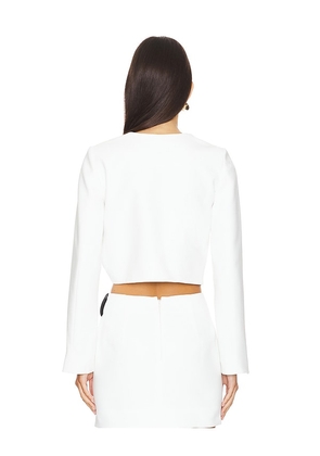 Amanda Uprichard x REVOLVE Andie Jacket in Ivory. Size M. Also in S.