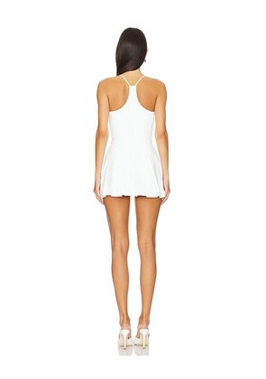 Amanda Uprichard Blair Belted Romper in Ivory. Size M. Also in L.
