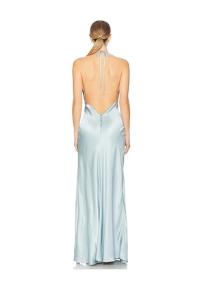 Bardot x REVOLVE Yve Halter Dress in Baby Blue. Size 10. Also in 2, 6, 8, 12.