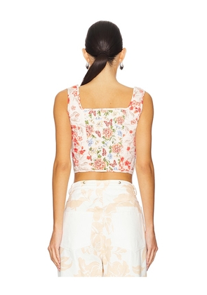 Agua Bendita x REVOLVE Connie Tank Top in Beige. Size M. Also in S.