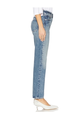 Citizens of Humanity Blaine High Rise Straight Jeans in Blue. Size 25. Also in 27, 30, 32, 34.