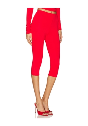 AFRM Ettie Pant in Red. Size M. Also in XL, XS.
