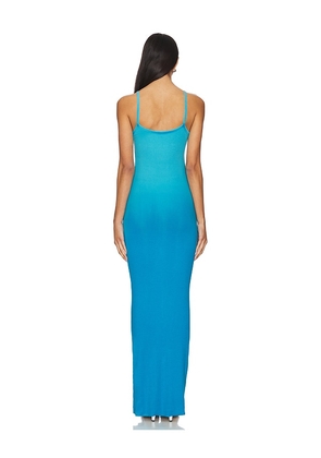 COTTON CITIZEN Verona Spaghetti Maxi Dress in Blue. Size M. Also in S, XS, L.