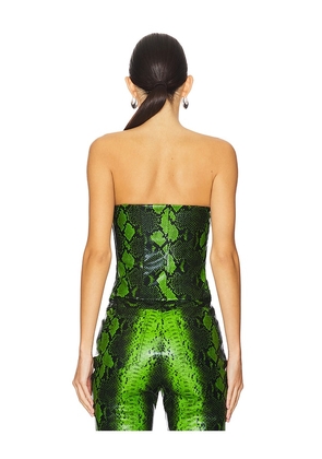 CULTNAKED Killa Bandeau Top in Green. Size S. Also in XS.