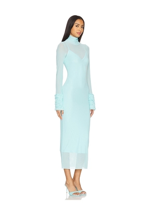 AFRM Ariel Dress in Blue. Size L. Also in S, XS.