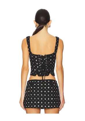 GUIZIO Arlo Corset in Black. Size M. Also in L, S, XS.