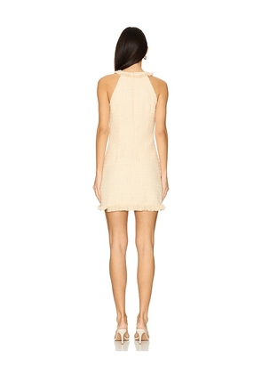 Amanda Uprichard Andrea Dress in Beige. Size M. Also in S, XL.