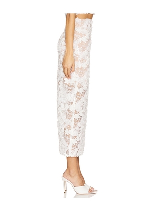 ELLIATT Vonni Skirt in White. Size L. Also in M, S.