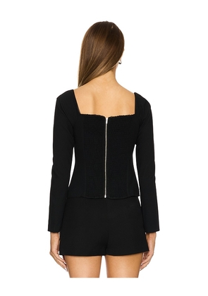 ASTR the Label Whitley Top in Black. Size S. Also in M, XL, XS.