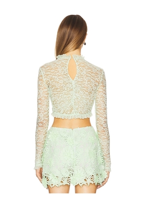 AKNVAS x REVOLVE Dylan Longsleeve Top in Green. Size M. Also in S, XS, L.