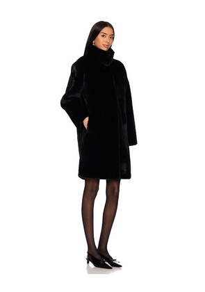 Apparis Blair Mid Length Coat in Black. Size M. Also in L, S, XS.