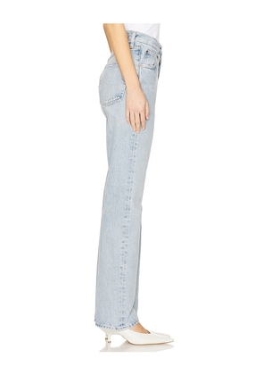 AGOLDE V-waist Kelly Jeans in Blue. Size 30. Also in 31, 32, 34.