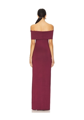 ALL THE WAYS Sienna Maxi Dress in Burgundy. Size M. Also in XS, XXS, S, XL.