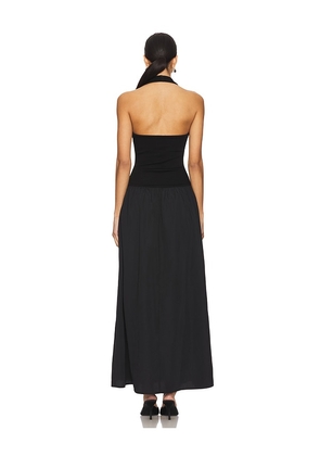 ALL THE WAYS Leonara Maxi Dress in Black. Size M. Also in L, S.