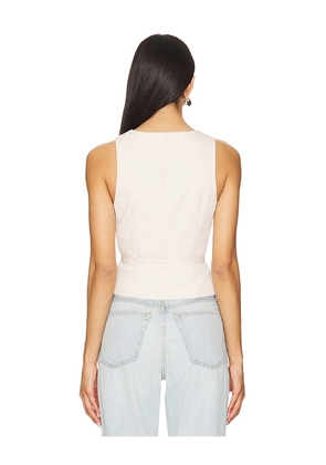 ALL THE WAYS Kenny Vest in Beige. Size S. Also in XL.