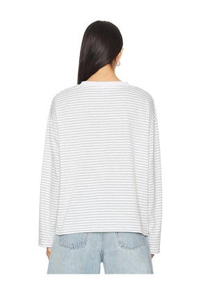 ALL THE WAYS Lily Long Sleeve Top in White. Size M. Also in S, XS, XXS.