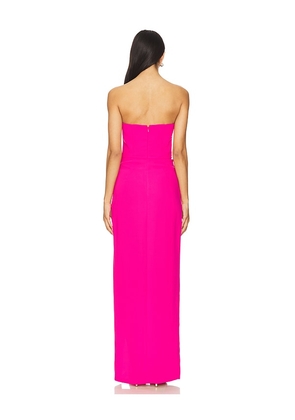 Amanda Uprichard Ronelle Maxi in Pink. Size M. Also in S, XL.