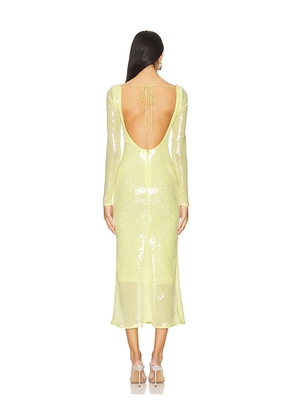 Bardot Verona Maxi Dress in Yellow. Size 10. Also in 4, 2, 6, 8.