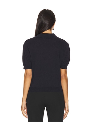 EAVES Emileigh Polo in Navy. Size XS. Also in S, M.