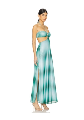 BOAMAR Lazuli Long Dress in Teal. Size M. Also in XL.