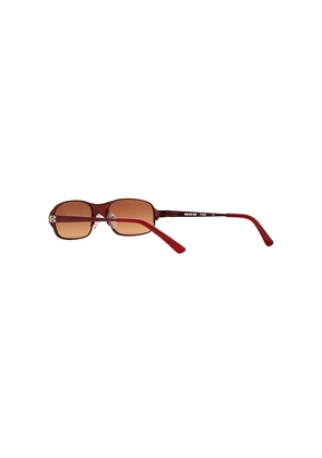 BRU Eyewear Aitken Sunglasses in Red.