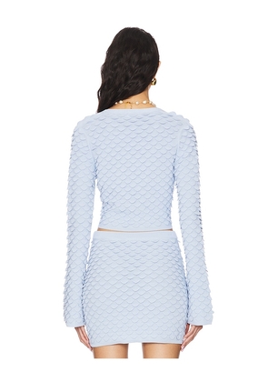 DEVON WINDSOR Vittoria Cardigan in Baby Blue. Size M. Also in L.