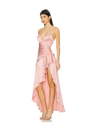 Bardot x REVOLVE Sorella Halter Dress in Pink. Size 10. Also in 6, 12.