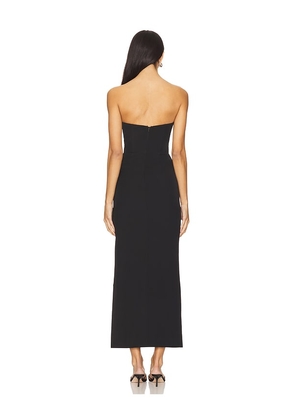 Bardot Saira Midi Dress in Black. Size 12. Also in 2, 4, 8.