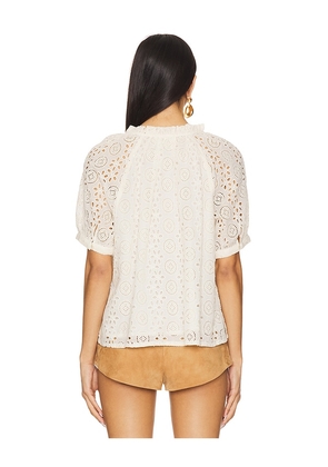Cleobella Kate Blouse in Ivory. Size S. Also in XS, M, L, XL.