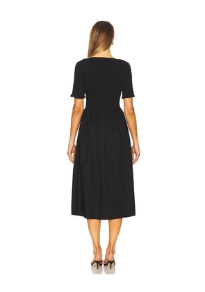 Elodie the Label Zoe Smocked Dress in Black. Size M. Also in S, XS.