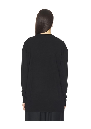 ALL THE WAYS Astoria V Neck Sweater in Black. Size S. Also in M.