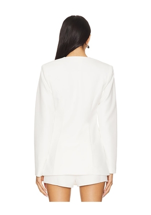 ALL THE WAYS Isla Blazer in White. Size M. Also in L, XL, XS, XXS.