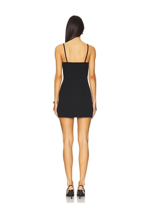 EAVES Lyla Mini Dress in Black. Size M. Also in L, S, XL, XS, XXS.