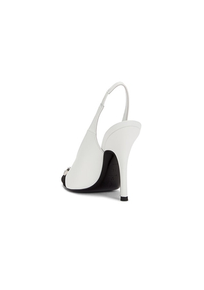 THE ATTICO Fiona 105mm Slingback in Black. Size 37. Also in 36.