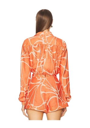 Alexis Yael Top in Coral. Size S. Also in M.