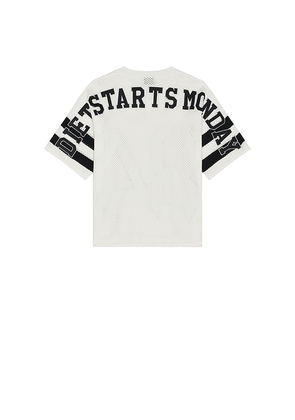 Diet Starts Monday Short Sleeve 84 Jersey in Cream. Size L. Also in S, M, XL.