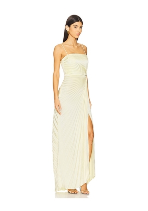 A.L.C. Layla Gown in Lemon. Size 10. Also in 0, 2, 4.