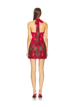 Cara Cara Perla Mini Dress in Red. Size 12. Also in 8, 10.