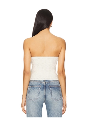 ASTR the Label Kai Sweater Tube Top in Cream. Size M. Also in L.