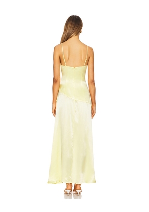 Bardot Sorella Midi Dress in Lemon. Size 12. Also in 2, 10.