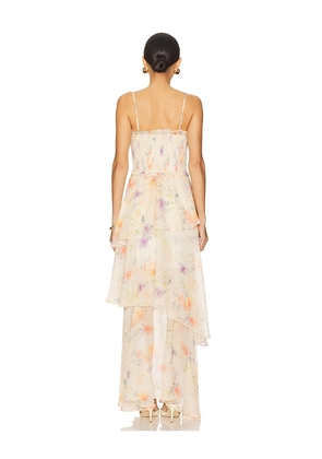 ELLIATT Livette Maxi Dress in Ivory. Size S. Also in XS, L, XL.