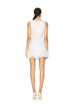 Amanda Uprichard Lilibet Dress in White. Size M. Also in L, S, XS.