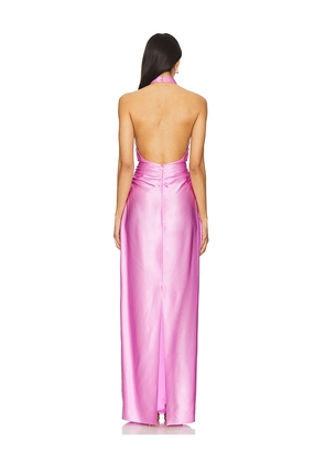 Amanda Uprichard Marcine Maxi Dress in Pink. Size M. Also in L, S, XS.