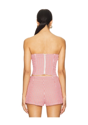 BY.DYLN Magen Bodice in Red. Size M. Also in L, S.