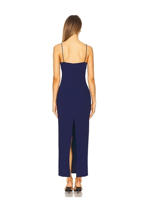 Amanda Uprichard Lawrence Maxi Dress in Navy. Size M. Also in L.