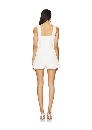 Amanda Uprichard Bellini Romper in White. Size M. Also in L, S, XS.